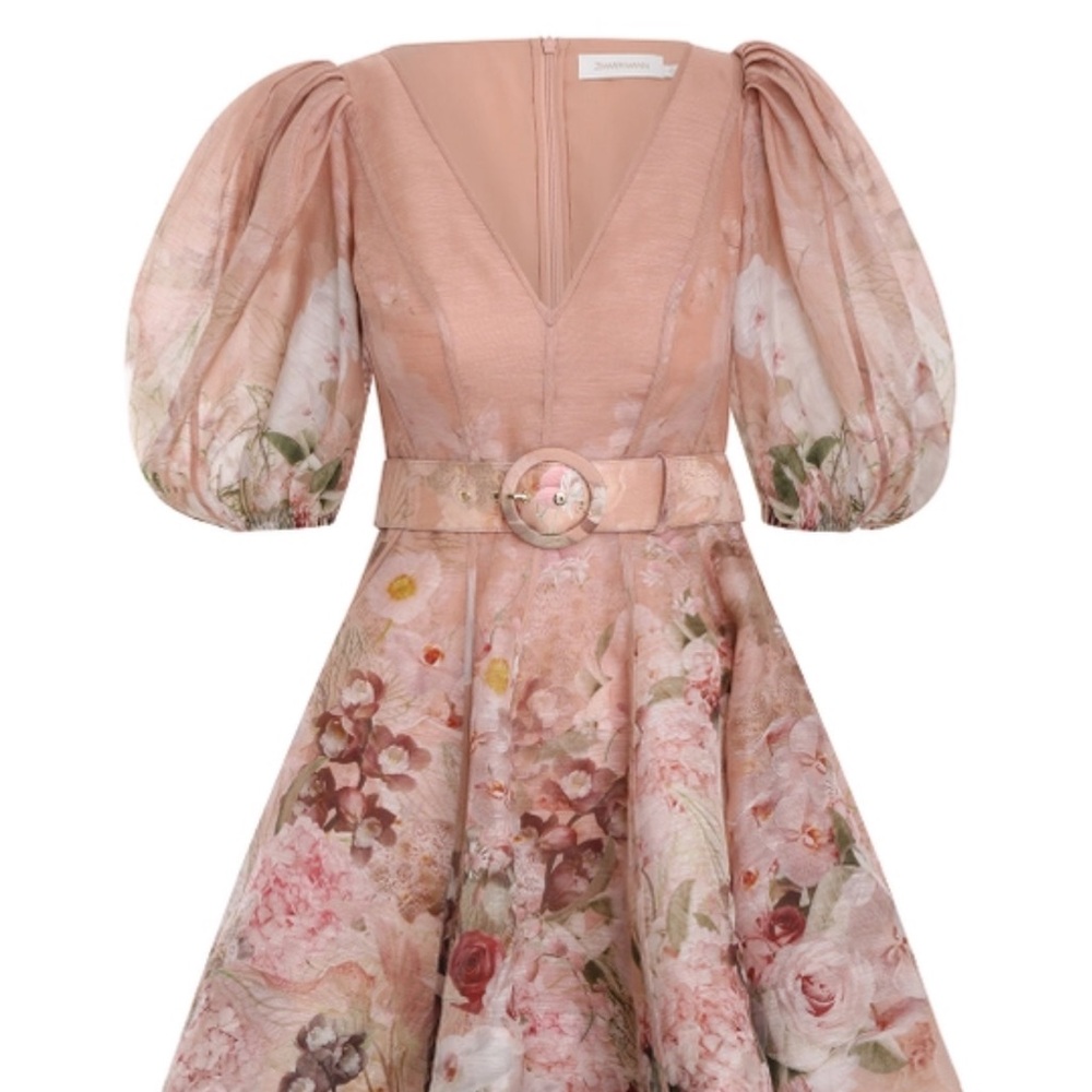 ZIMMERMAN PUFF SLEAVE dress AU 2